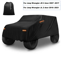 Funda exterior Jeep Wrangler JK 2007-2017 con cremallera de puerta