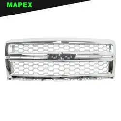 Rejilla radiador cromada para Chevrolet Silverado 1500 2014-2015