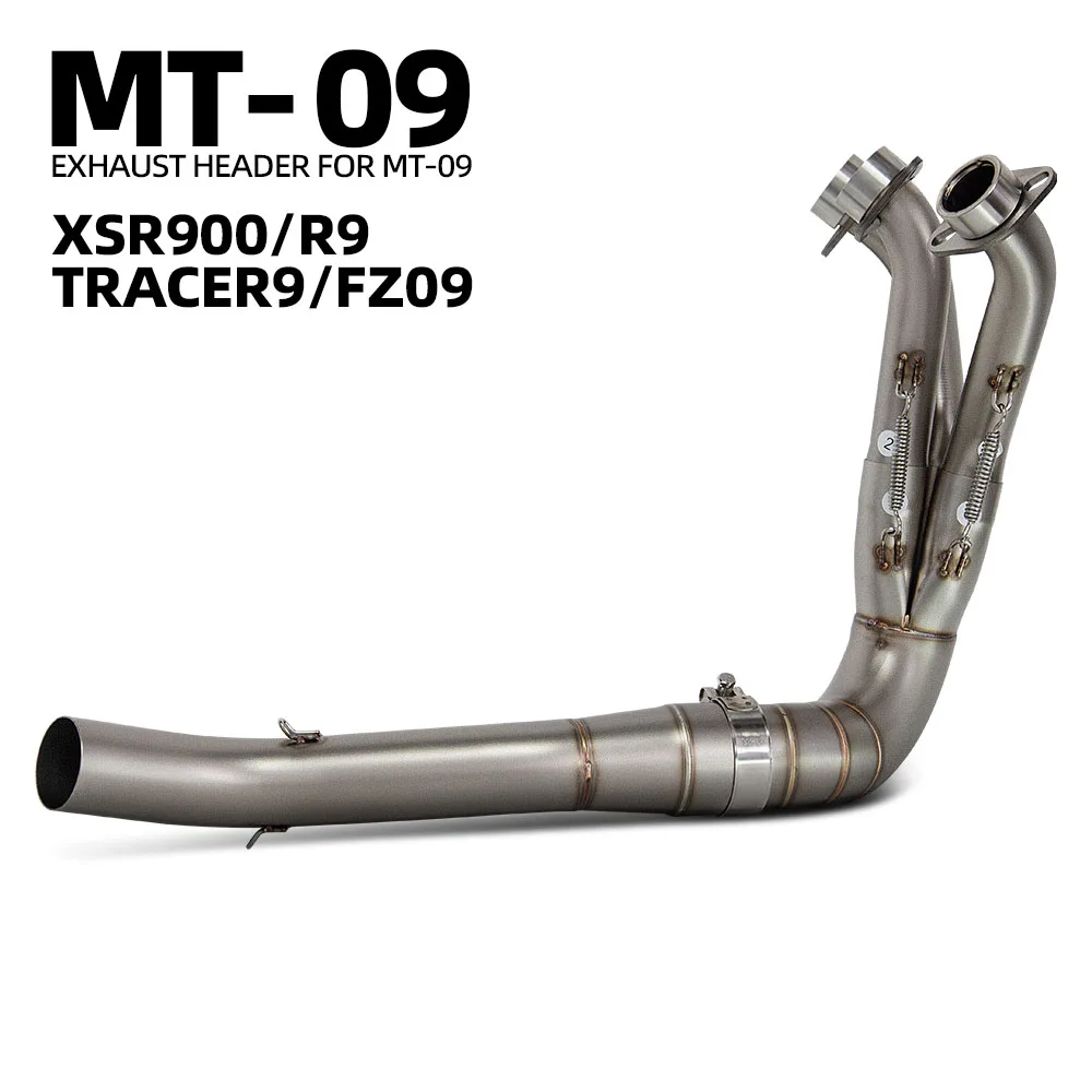 Kit de tubo de enlace frontal de escape inferior de acero inoxidable para Yamaha