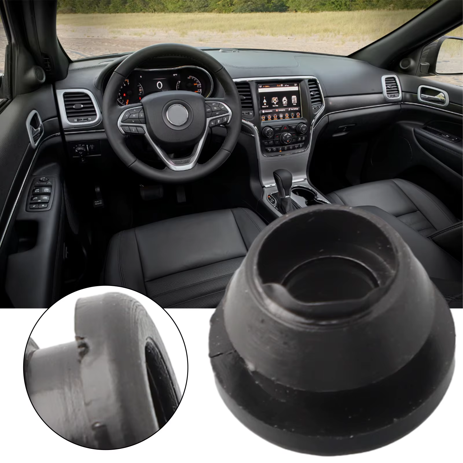 Cubierta goma mecanismo cambio Jeep YJ Wrangler XJ 53004810 - imagen 4
