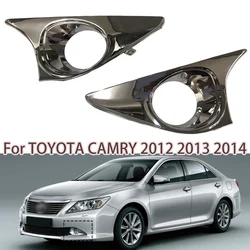 Cubierta cromada ABS para faro antiniebla Toyota Camry 2012-2014