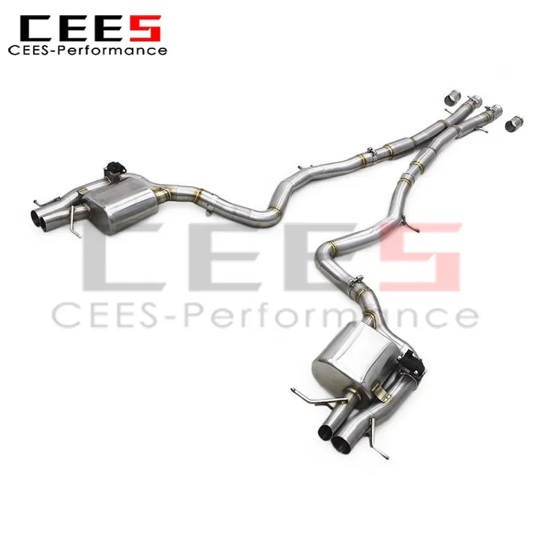Escape catback CEES con válvula para Mercedes-Benz S500/S550 W222 - imagen 2