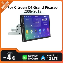 Radio con GPS con Android y CarPlay para Citroën C4 Grand Picasso