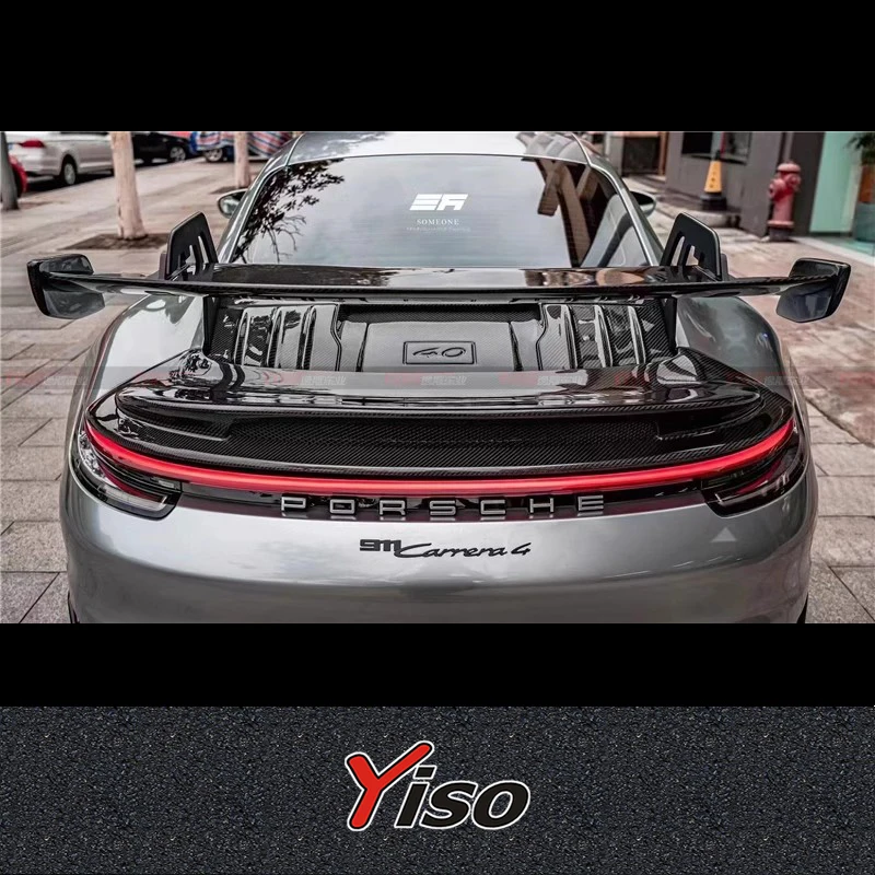 Kit aerodinámico de fibra de carbono Porsche 911 992 GT3 con alerón trasero - imagen 2