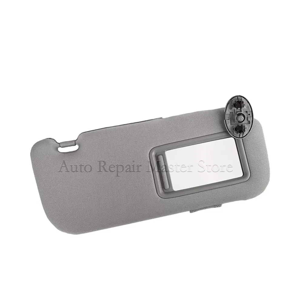 Parasol gris y Beige con espejo de tocador, accesorios de coche para Toyota Corolla 2007-2013 7432002711, 7432002640B1 - imagen 5