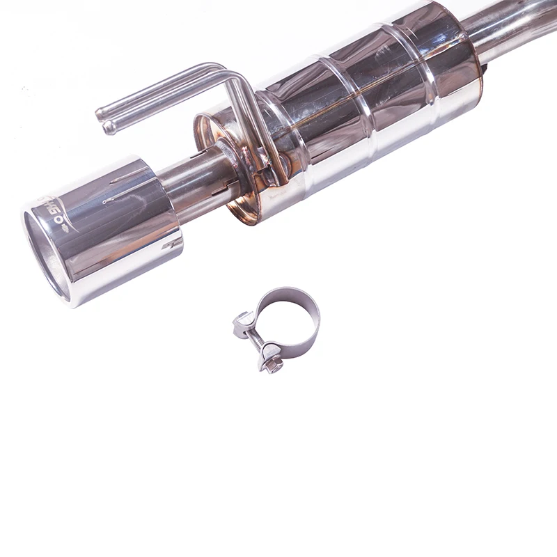 Escape GFC / Adecuado para el silenciador de escape directo de acero inoxidable de sección trasera de 1,8 L de Honda Civic de 2006 a 2012 - imagen 5