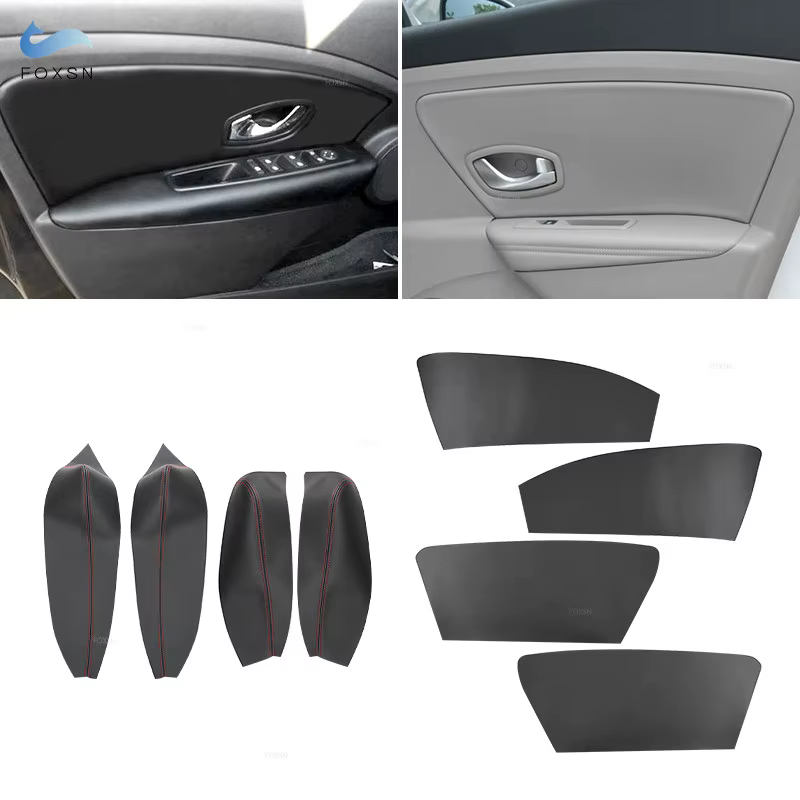 Cubierta de cuero para reposabrazos de puerta Renault Mégane 3