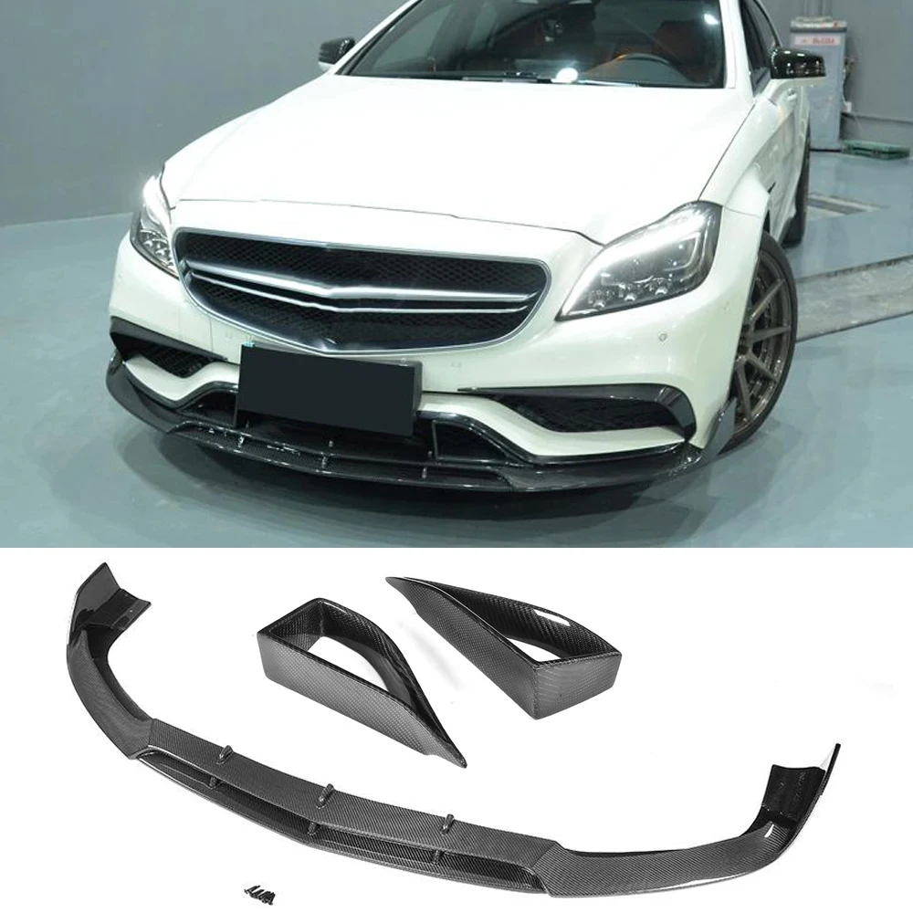 Mercedes Labio delantero CLS63 AMG W218 2015-2017 fibra carbono - imagen 3