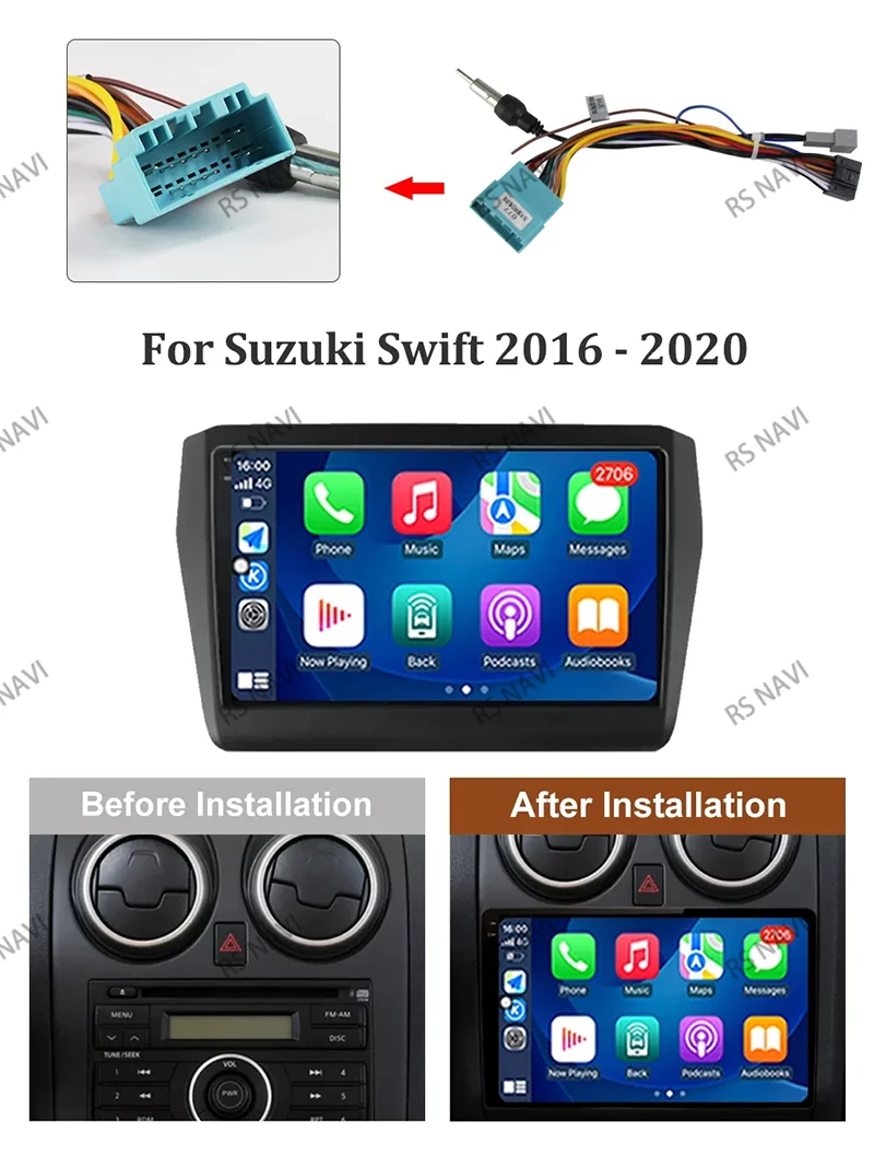 Pantalla multimedia RSNAVI para Suzuki Swift 2016-2020