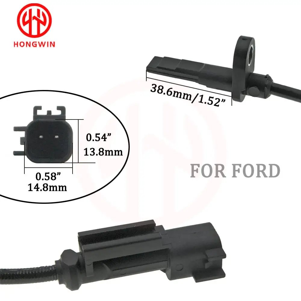 Sensor ABS visto frontal