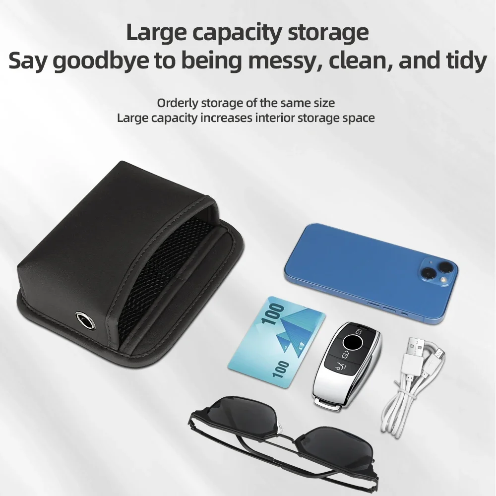 Organizador autoadhesivo universal para coche – portaobjetos - imagen 4