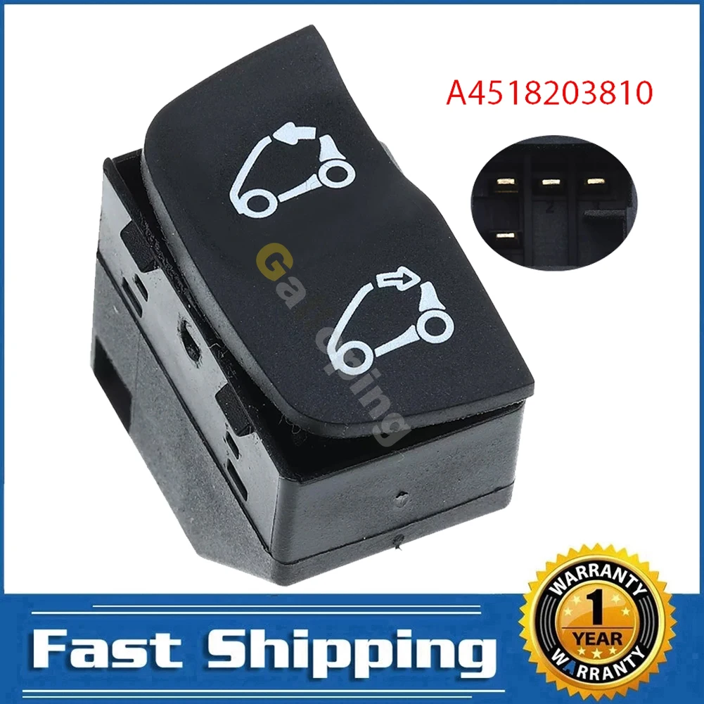 A 4518203810 Botón regulador techo Smart Fortwo 451 2007-2015