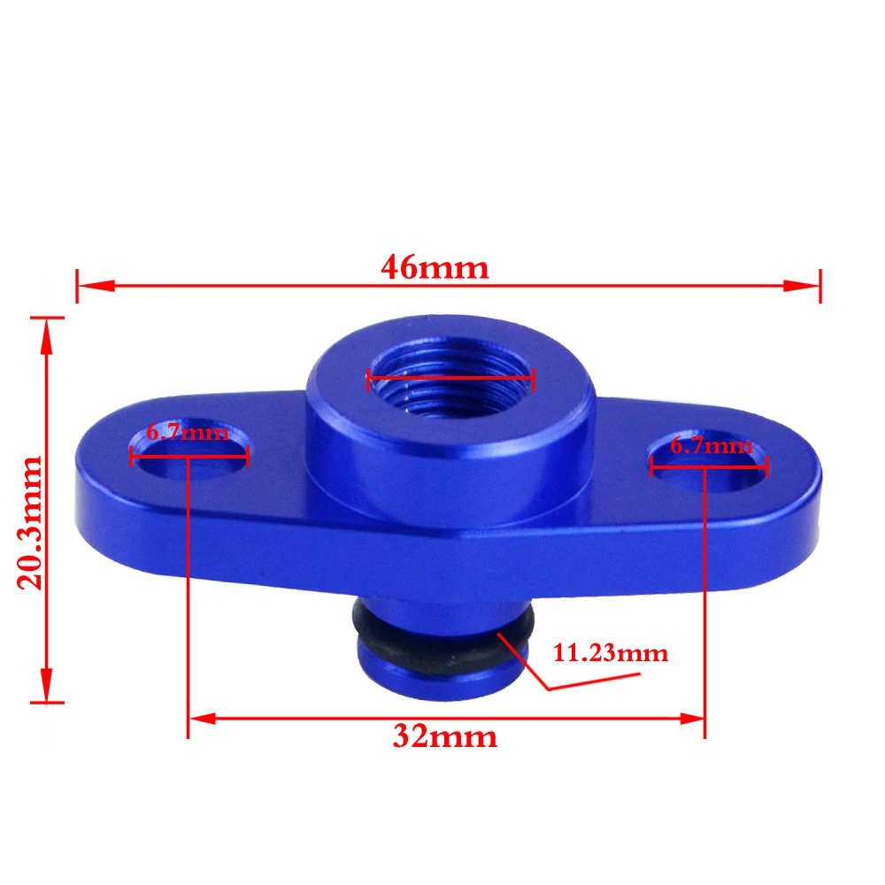 Adaptador regulador de presión de combustible PQY 1/8 NPT azul - imagen 2