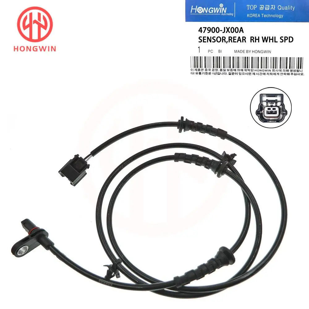 Sensor de velocidad de rueda trasera izquierda derecha ABS 47901-JX00A / 47900-JX00A para Nissan NV200 Evalia Diesel 1,5 dCi gasolina 1,6 16V 2010-2022 - imagen 3
