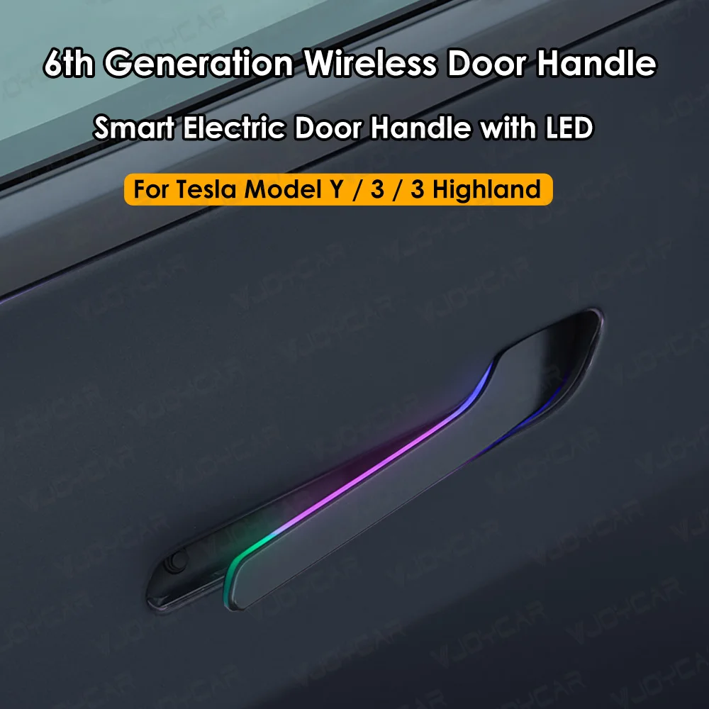 Manillas eléctricas LED automáticas para Tesla Model 3 y Model Y - imagen 2
