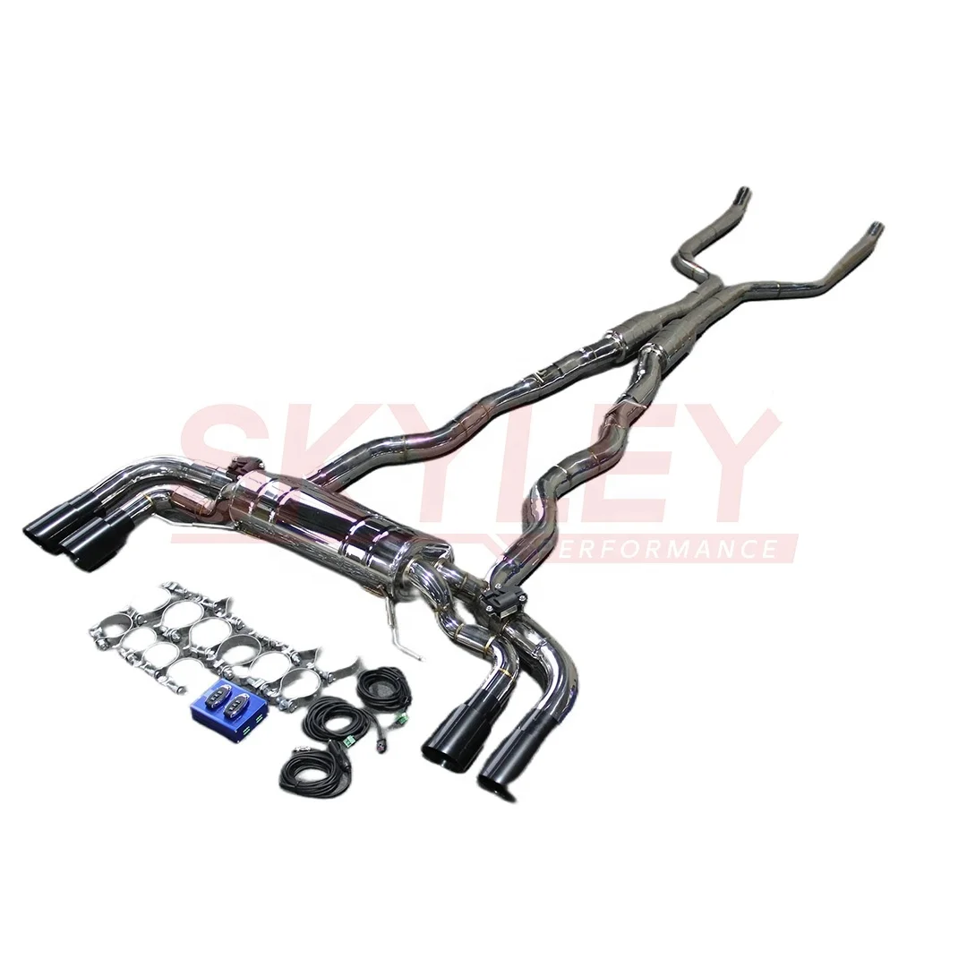 Escape Catback acero inoxidable BMW M8 F91/F92/F93 4.4T 2017-2023 - imagen 3