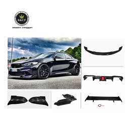 Kit Sabaon fibra carbono para BMW M2 F87: alerón, difusor y espejo