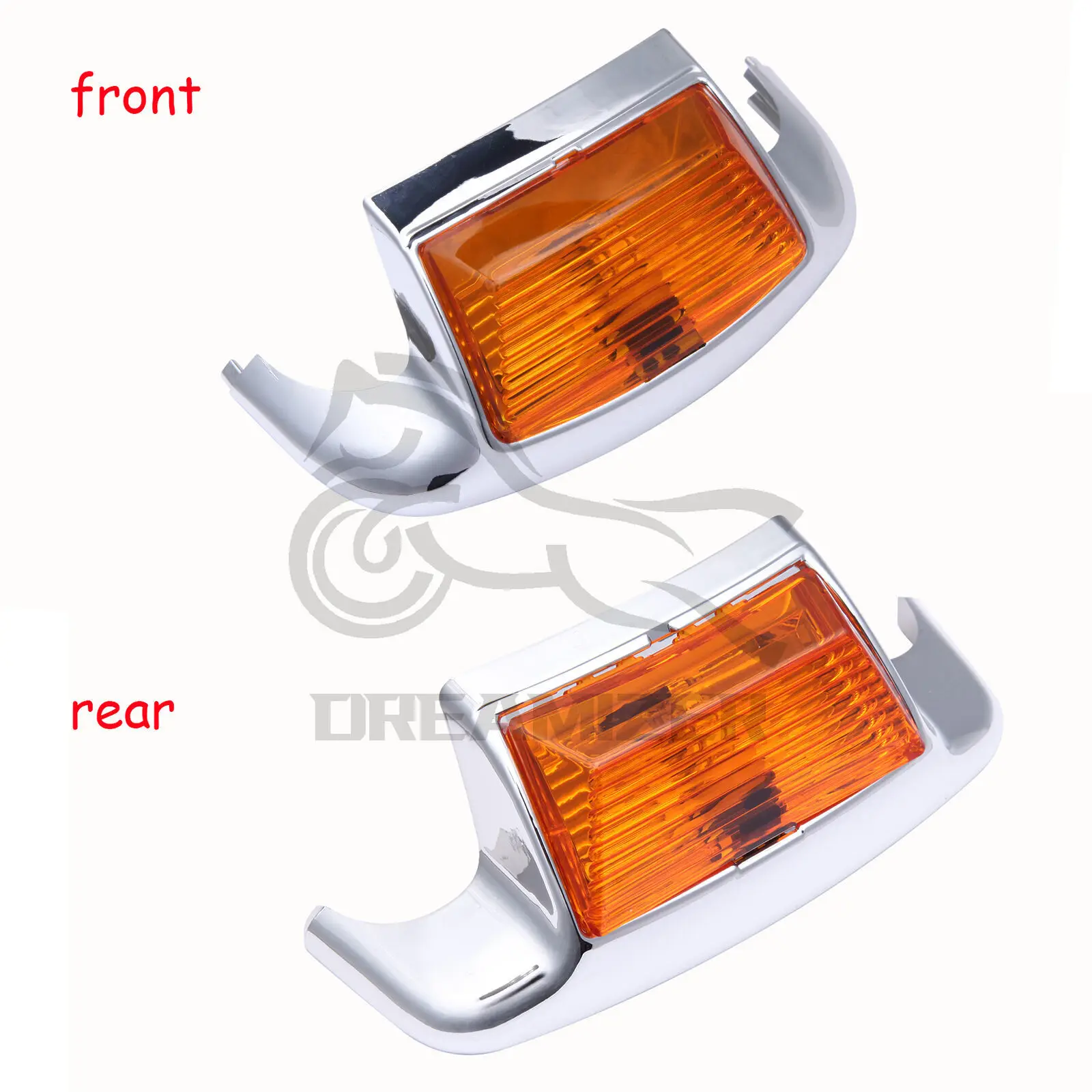 Guardabarros delantero-trasero Harley FLSTC Heritage con luz freno - imagen 4