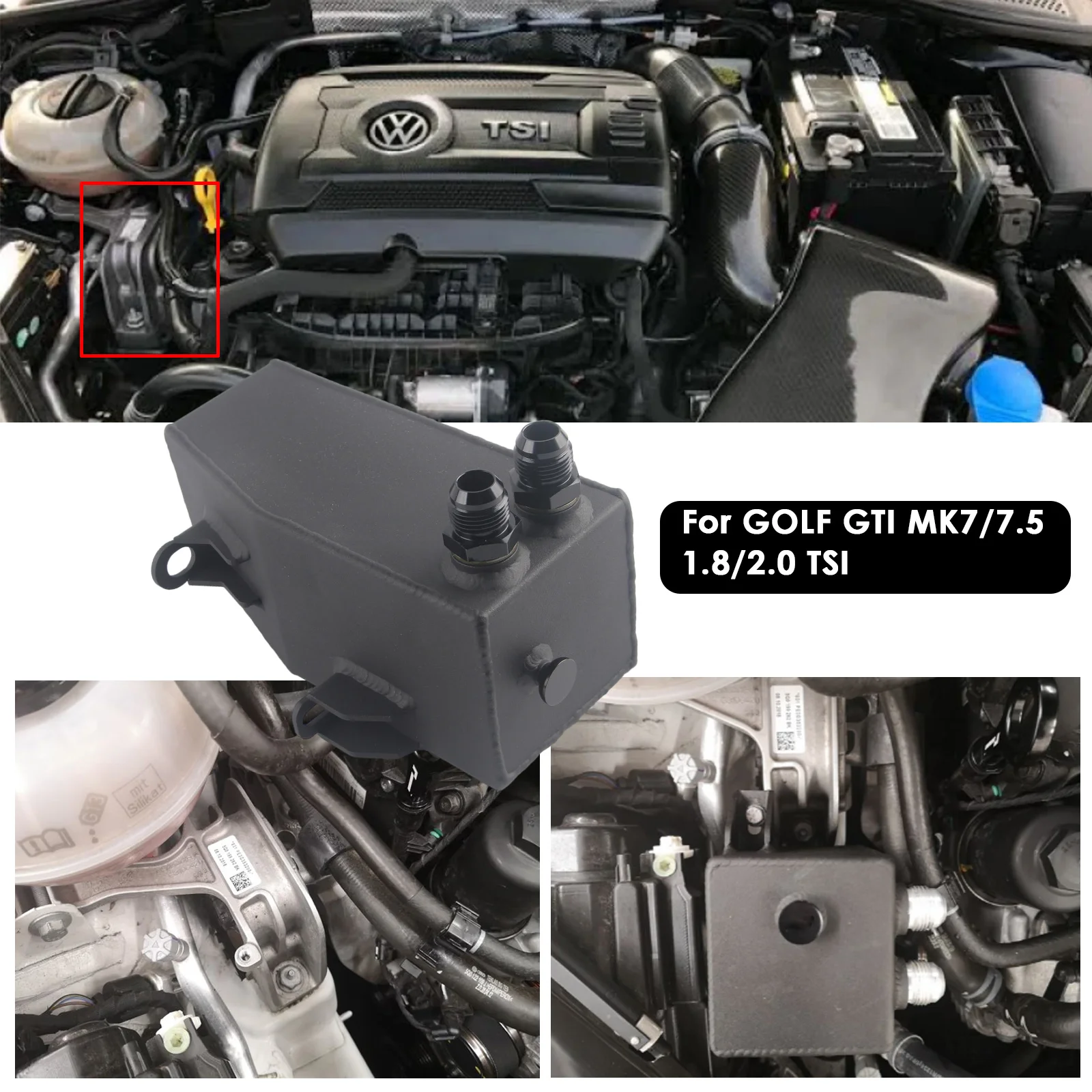 Detalle adicional del tanque de aluminio