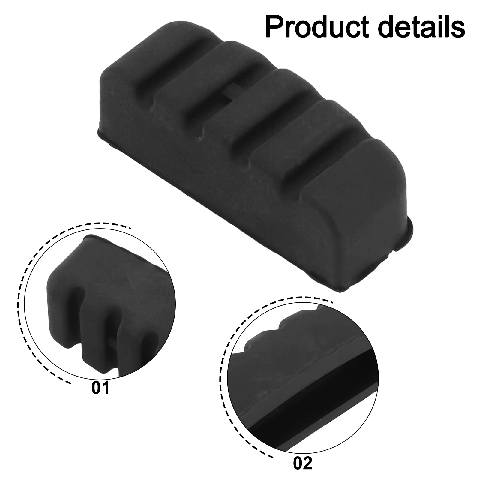 Cojín amortiguador de caucho para portón trasero de Ford Focus Hatchback