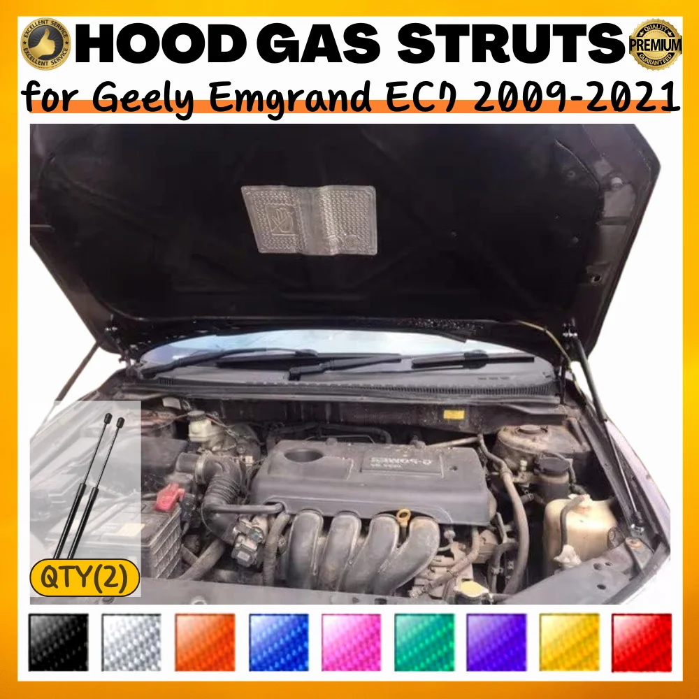 Puntales de gas para capó Geely Emgrand EC7