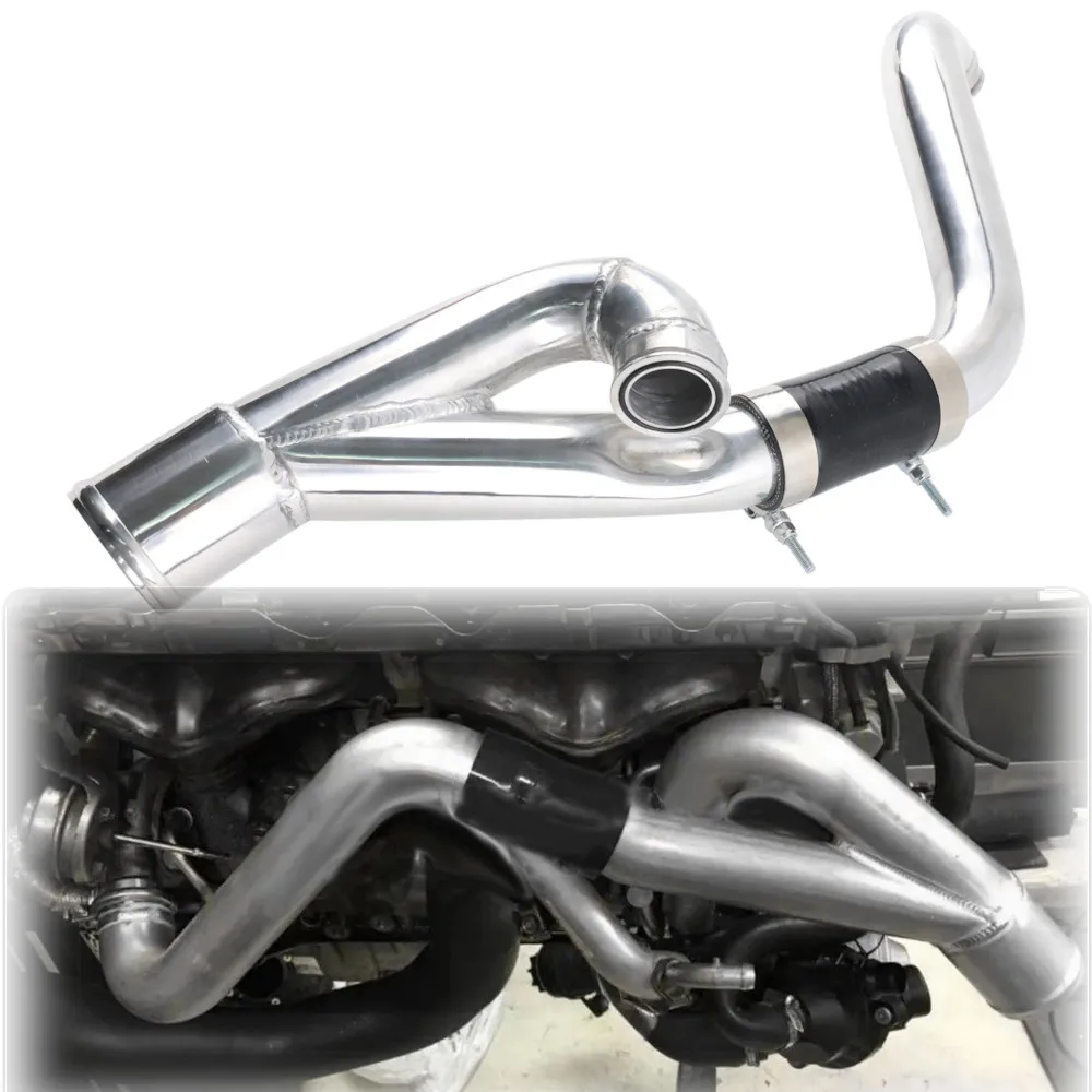 Para BMW N54 2 pulgadas Turbo salida tubo de carga Kit de actualización de aluminio para 135i 335i 535i 1M E82 E88 E90 E92 E60 3.0L piezas de motor
