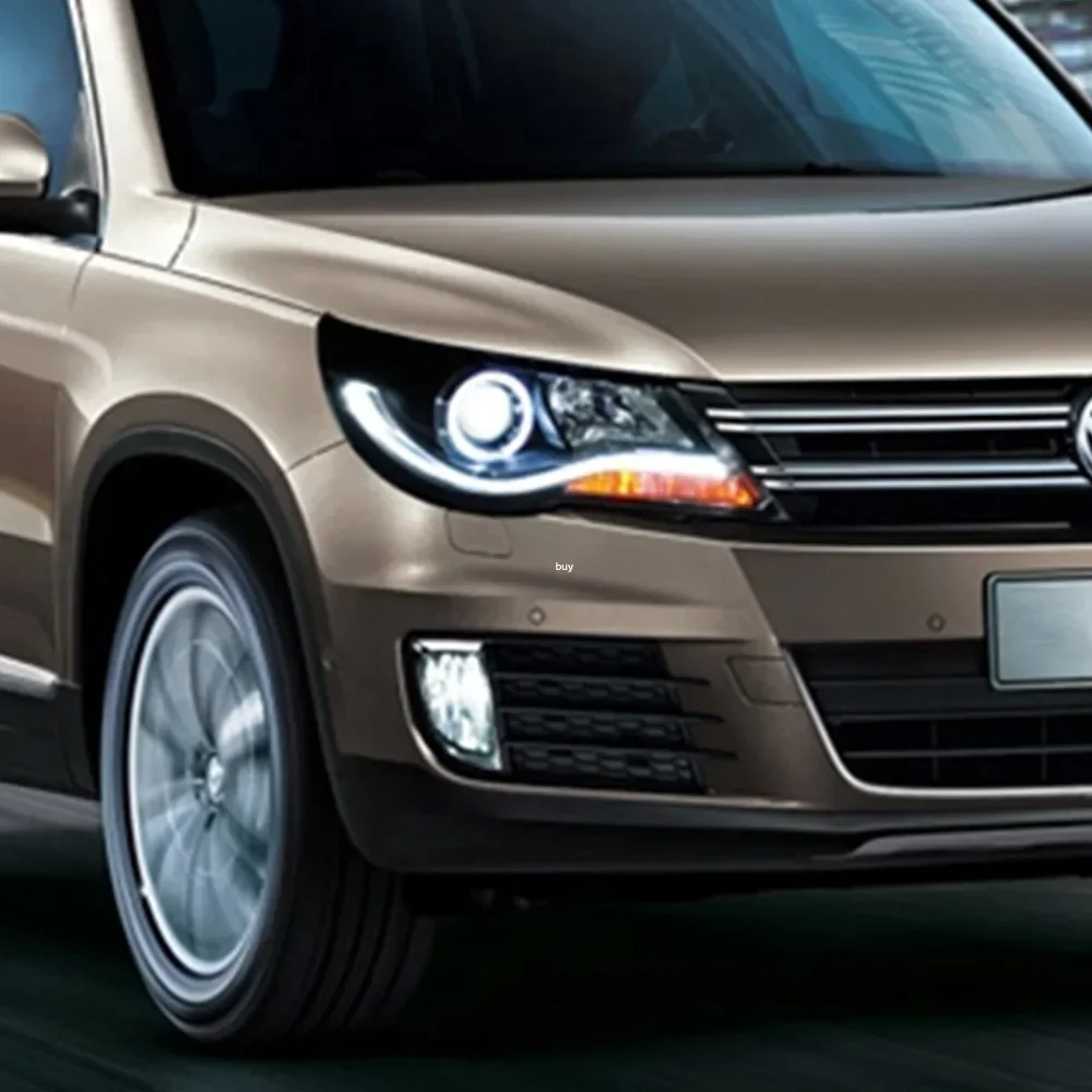 Faros delanteros LED Volkswagen Tiguan 2009-2011 con luces diurnas - imagen 5
