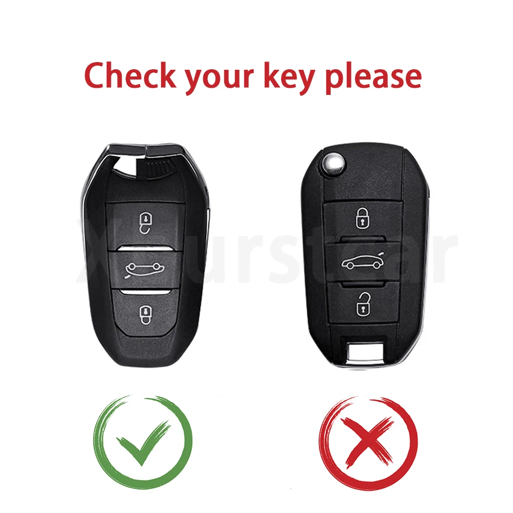 Funda protectora de TPU para llave de Citroën y Peugeot