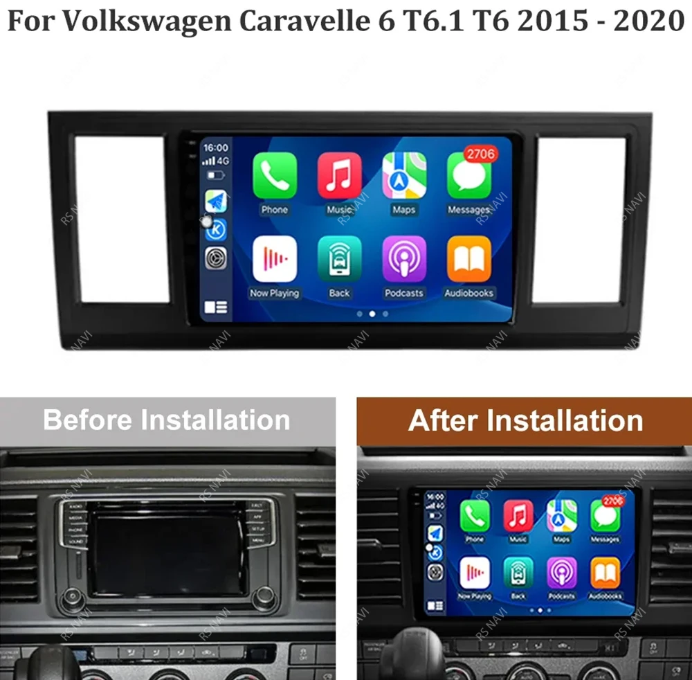Radio multimedia RSNAVI para Volkswagen Caravelle