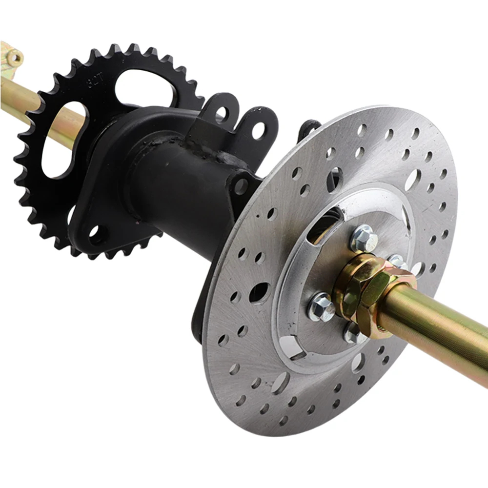 Eje trasero ATV con disco de freno de 190 mm y buje de cadena - imagen 2