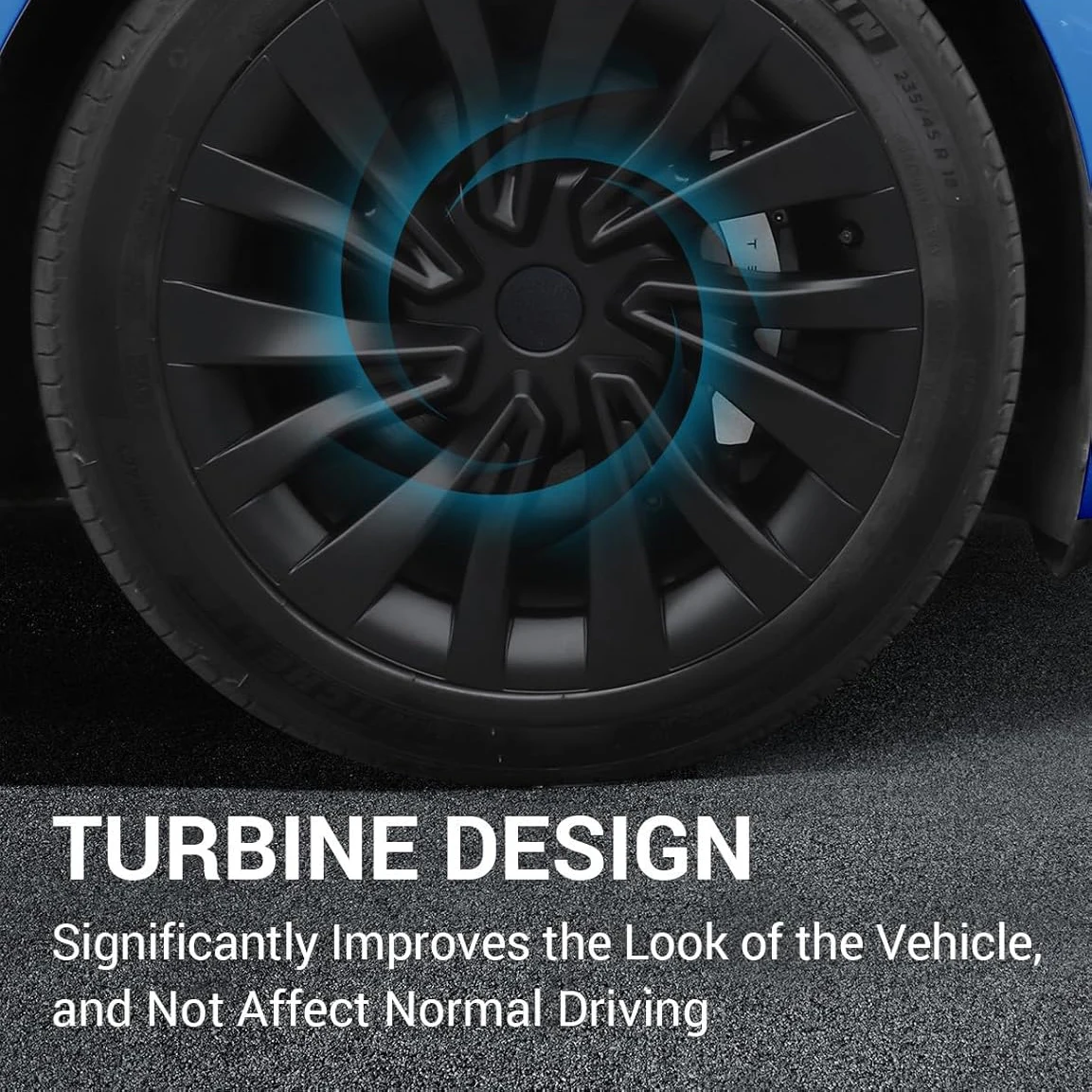 Tapacubos 18 pulgadas para Tesla Model 3 2023-2024 - cubiertas - imagen 4