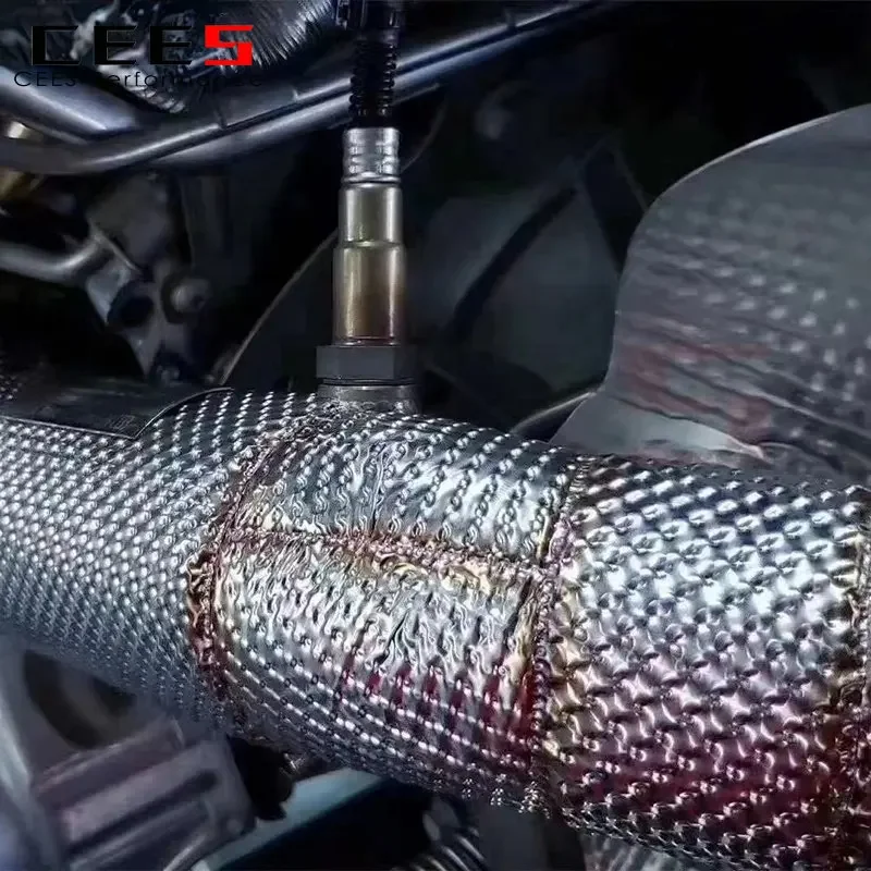 Downpipe alto rendimiento Porsche Macan 3.0T S/Turbo - Acero inoxidable - imagen 2