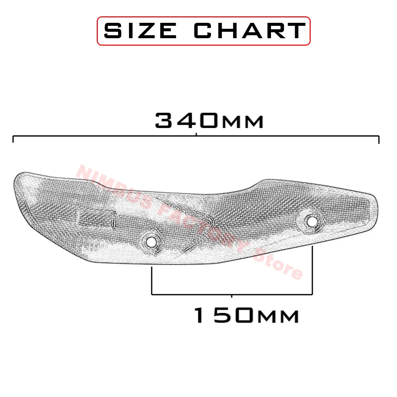 Protector escape fibra de carbono Akrapovic – Kawasaki Z900 2017-2021 - imagen 2
