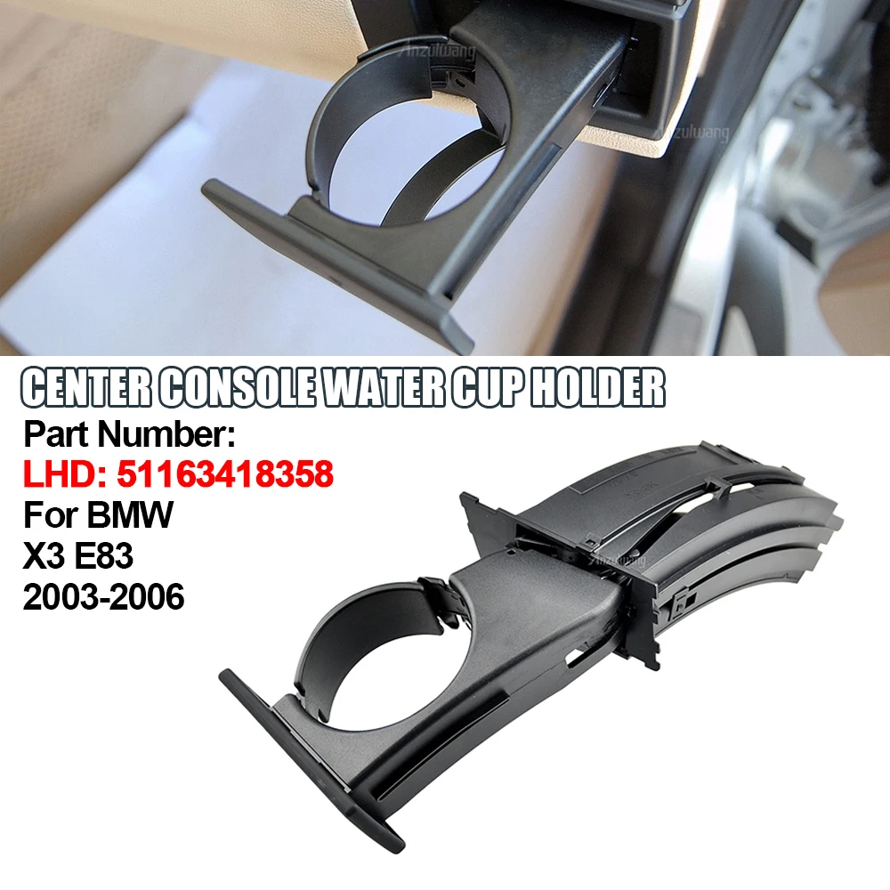 Portavasos salpicadero BMW X3 E83 2003-2006 alta calidad - imagen 5