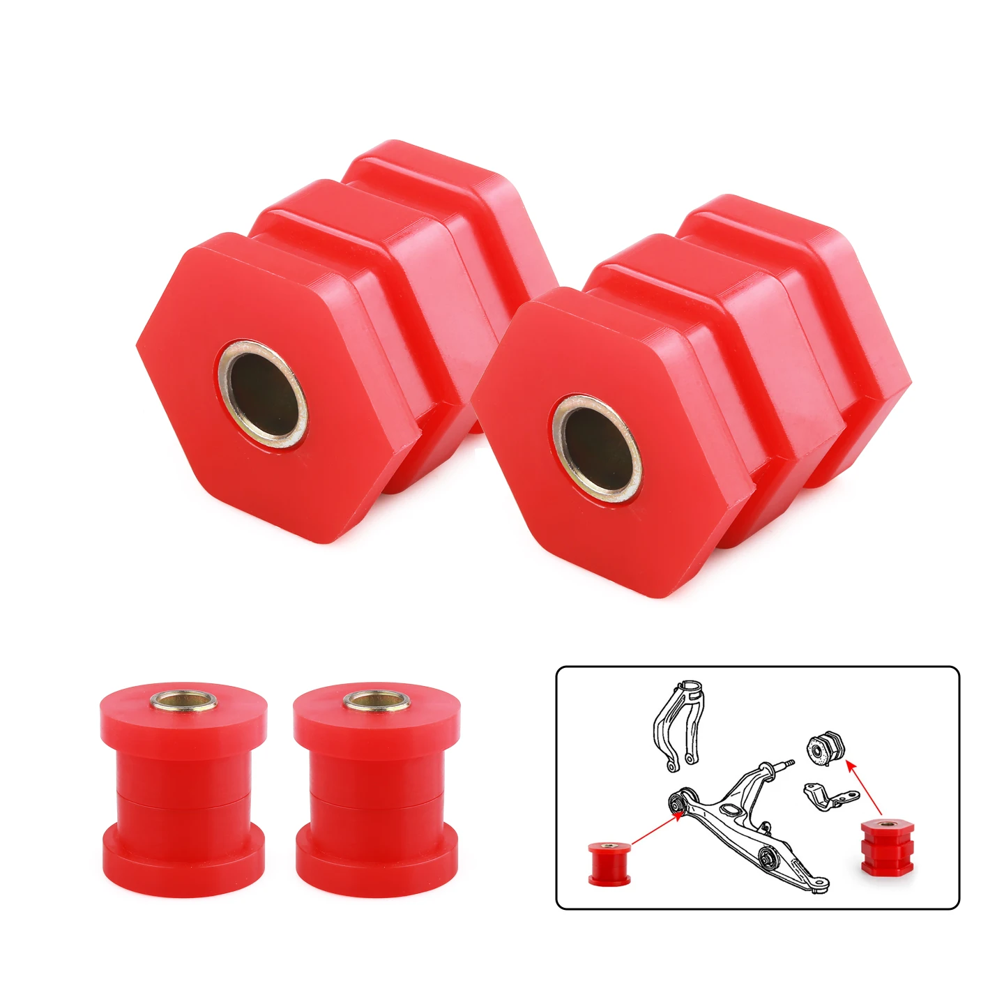 Buje de poliuretano brazo inferior Honda Civic EK/EJ 1996-2000