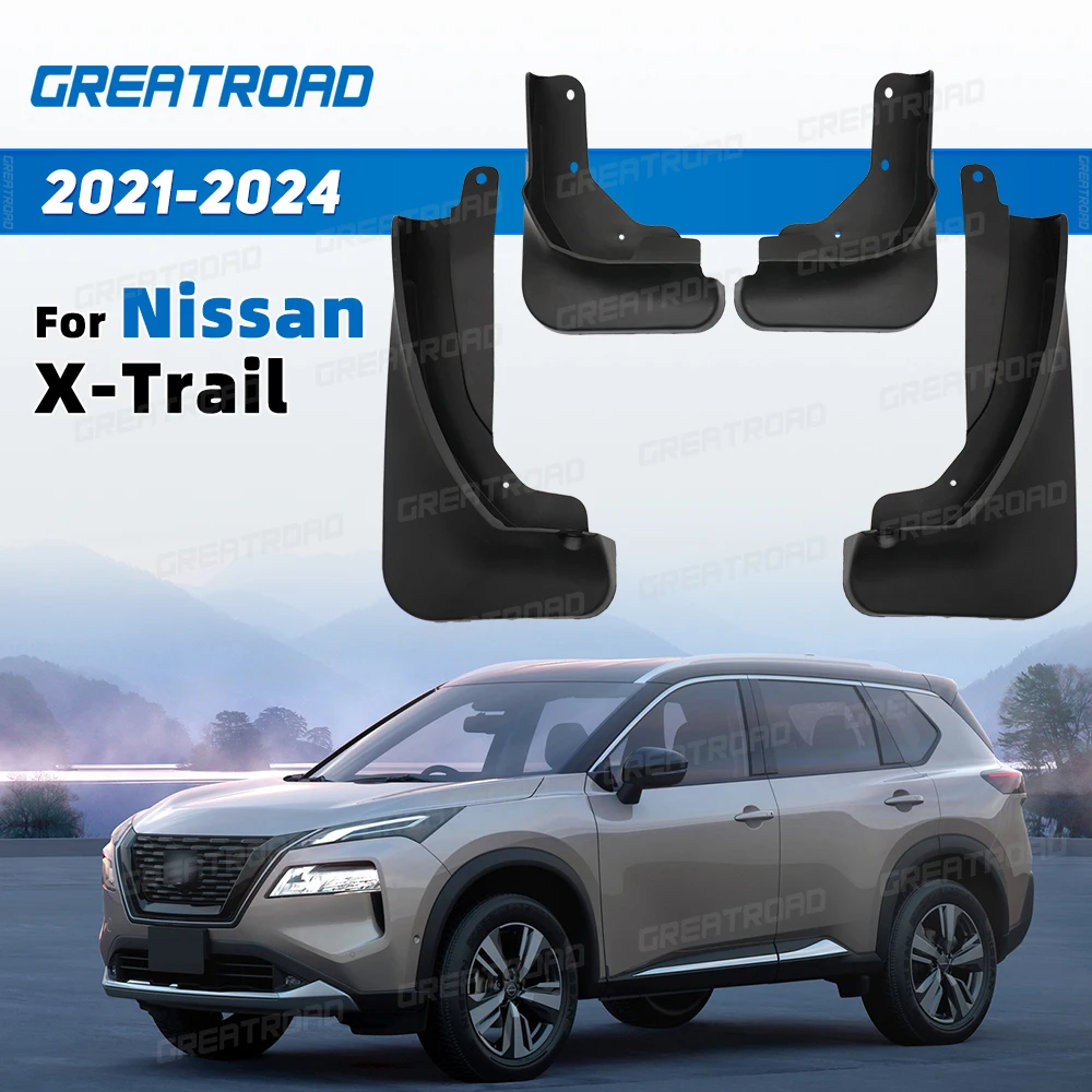 Protectores salpicaduras guardabarros Nissan X-Trail 2021-2024