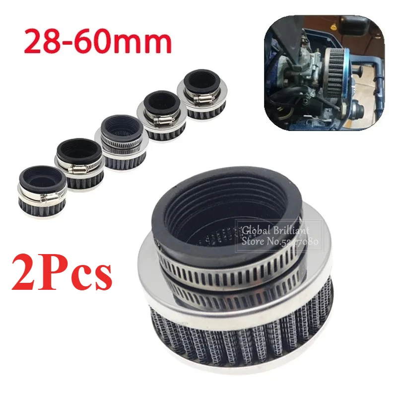Filtro de aire universal 28-60 mm para moto, quad y pit bike