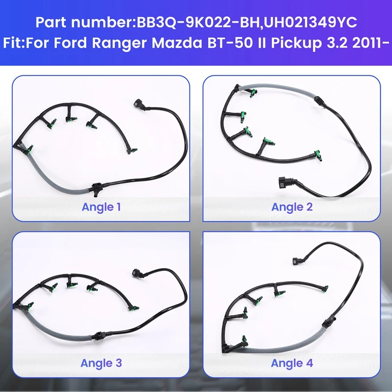Manguito retorno combustible Ford Ranger/Mazda BT-50 II 3.2 - imagen 4