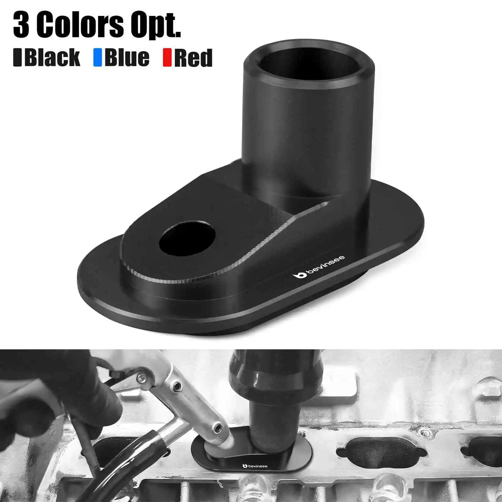 Adaptador blaster de nogal BEVINSEE para limpieza de carbono 3.0 TFSI