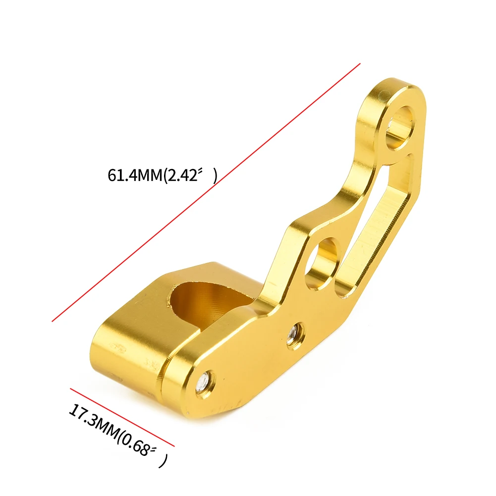 Abrazadera de aluminio protectora para manguera de aceite de moto - imagen 5