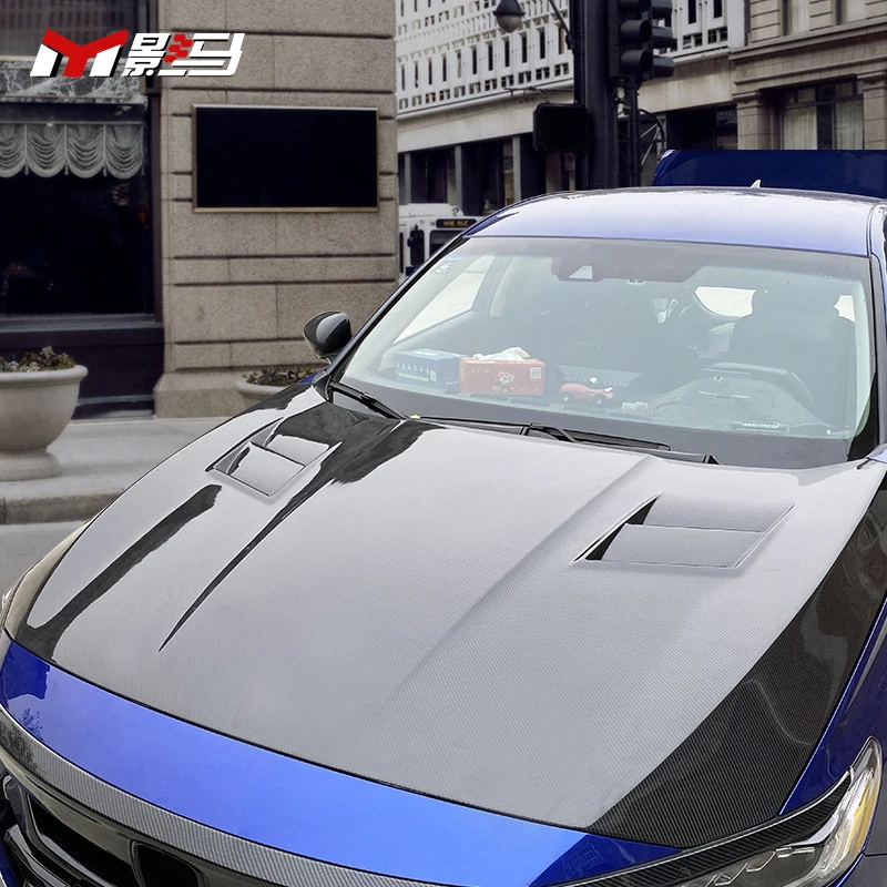 Capó motor fibra de carbono para Honda Accord 10ª generación – Tuning - imagen 2