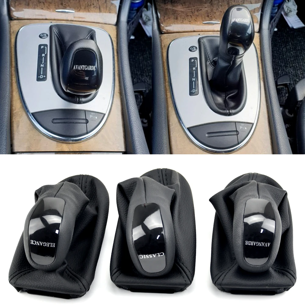Funda palanca de cambios automática Mercedes W211 cuero - imagen 3