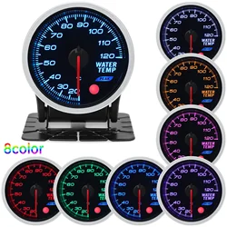 Medidor temperatura de escape EGT 52 mm 8 colores