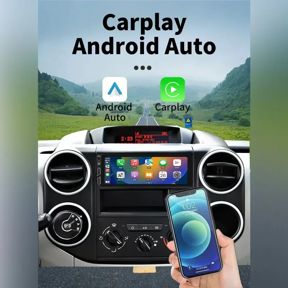 6,9 "1 Din Android Radio Multimedia para coche Opel Vauxhall Frontera B MK2 1998-2004 unidad principal estéreo Carplay Android Auto GPS BT - imagen 3