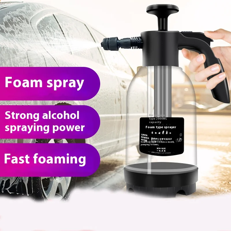 Bomba pulverizador espuma manual para limpieza coche - imagen 3