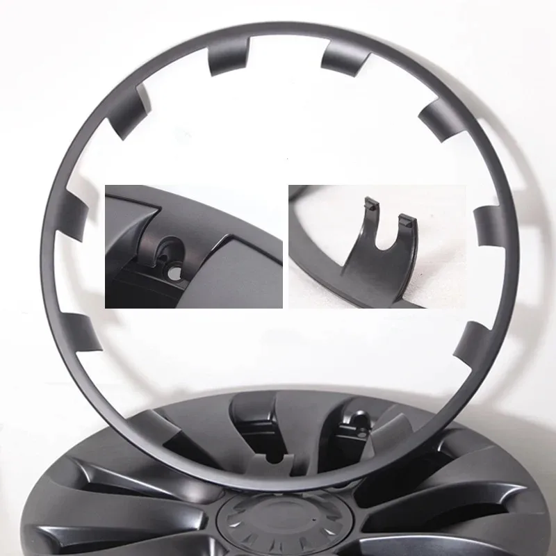 Tapas de buje Tesla Model Y 21 pulgadas, cubiertas de llanta - imagen 4