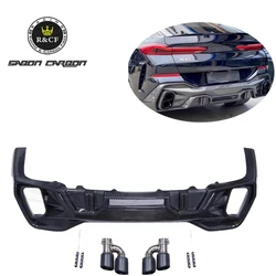 Difusor trasero fibra carbono BMW X6 G06 M Sport