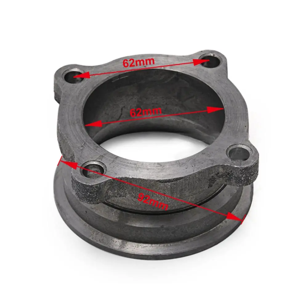 EPMAN Brida escape bajante turbo 4 pernos 2,5" a 3" - imagen 5