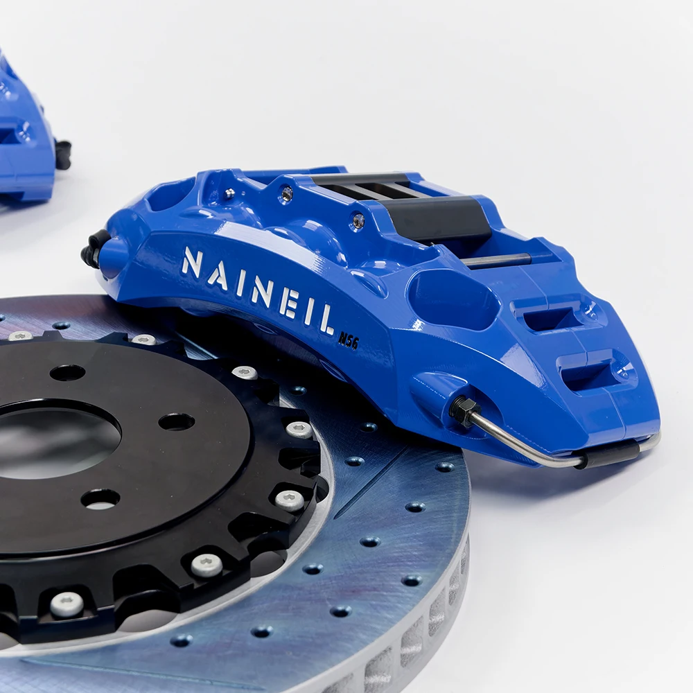 Performance Auto Nuevos sistemas de frenos Kit de frenos grandes de pinzas forjadas de 6 pistones para Nissan 370Z 350Z 300ZX - imagen 5