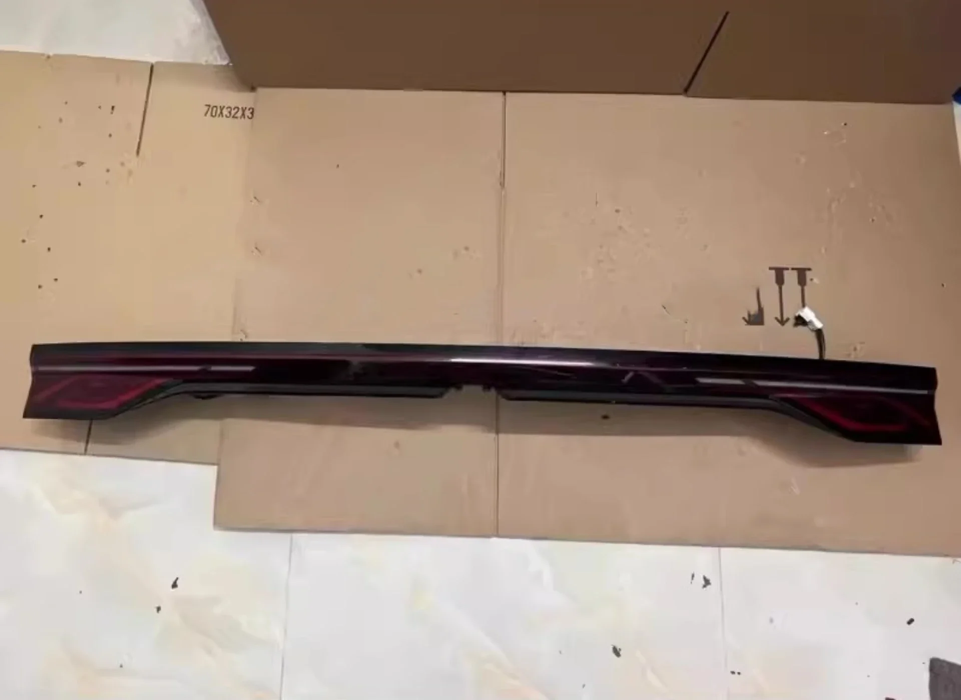 Luz central trasera izquierda y derecha para BYD Han EV DMI 2022-2023 luz de freno de señal de giro accesorios de coche